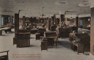 La più grande sala stampa, Los Angeles Times, il più grande giornale del mondo (foto) da American Photographer