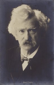 Mark Twain (1835-1910), scrittore americano (foto b/n) da American Photographer