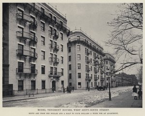 Case popolari modello, West Sixty-Ninth Street da American Photographer