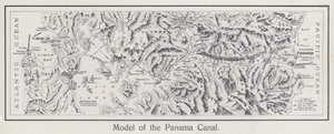 Modello del Canale di Panama (foto b/n) da American Photographer