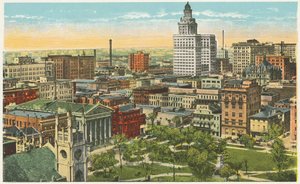 New Orleans: Vista del cuore di New Orleans (foto a colori) da American Photographer
