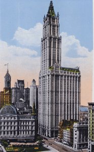 New York: Edificio Woolworth (foto a colori) da American Photographer