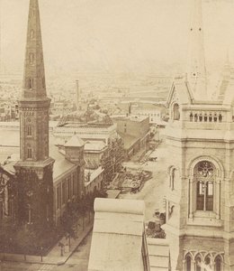 North Broad Street da City Hall dalla 