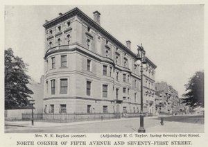 Angolo nord di Fifth Avenue e Seventy-First Street da American Photographer