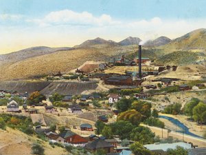 Miniera e fonderia Old Dominion, Globe, Arizona (foto a colori) da American Photographer