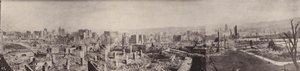 Panorama della città degli scheletri da Nob Hill (foto b/n) da American Photographer