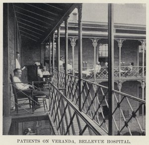 Pazienti sulla veranda, Bellevue Hospital da American Photographer
