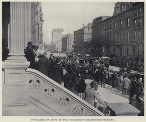 Poliziotti in servizio al matrimonio Vanderbilt-Marlborough da American Photographer