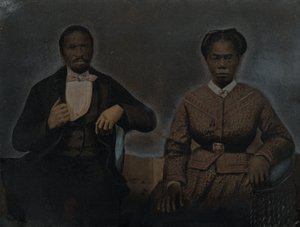 Ritratto di uomo e donna, anni 
