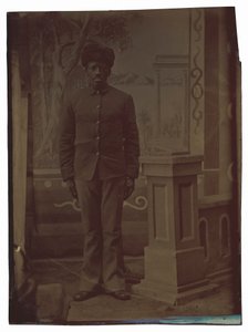 Ritratto di soldato, c. 1880 (foto) da American Photographer