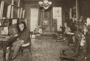 R H Stoddard, la sua casa a New York (foto b/n)