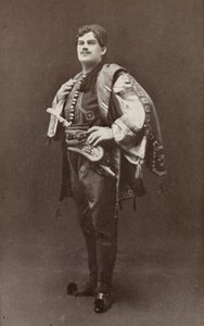 Riccardo Martin, as Enzo, in "La Gioconda" (b/w photo) da American Photographer
