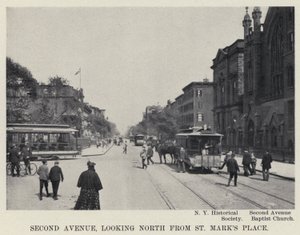 Seconda Avenue, vista verso nord da St Mark