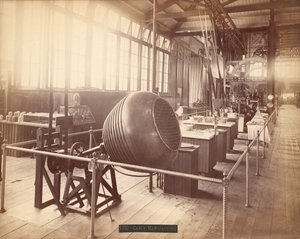 Esposizione di Stephen F. Whitman & Sons nella Machinery Hall dell