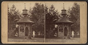 Casa estiva, Comunità di Oneida, Stato di New York, 1873 da American Photographer