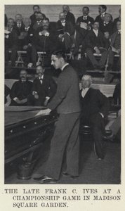 Il defunto Frank C Ives a una partita di campionato al Madison Square Garden da American Photographer