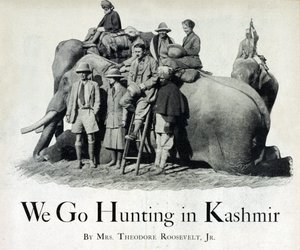 Theodore Roosevelt III ed Eleanor Butler Alexander-Roosevelt a caccia in Kashmir, 1925 da American Photographer