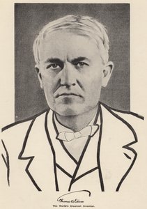Thomas Edison (foto b/n) da American Photographer