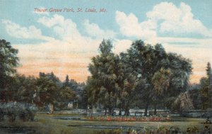 Tower Grove Park, St Louis, Mo (foto a colori) da American Photographer
