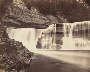Cascate di Trenton, New York, c. 1870 (foto) da American Photographer
