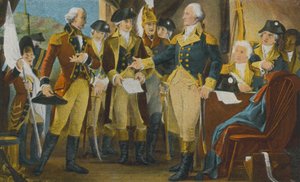 Washington declina le ouverture di Cornwallis a Yorktown, Virginia (foto a colori) da American Photographer