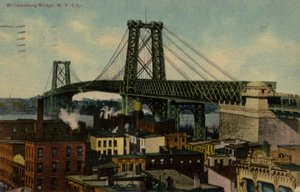 Ponte di Williamsburg, New York City, USA (foto a colori) da American Photographer