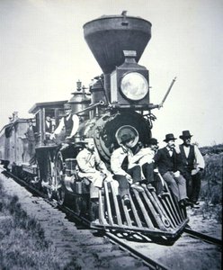 Lavoratori della Chicago, Milwaukee & St Paul Railway Company, c.1875 da American Photographer