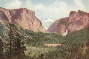 Valle di Yosemite, California, Vista Generale da Artists Point da American Photographer