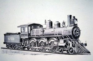 Treno standard a dieci ruote 4-6-0 da American School