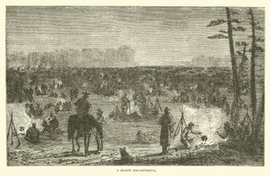 Un accampamento notturno, dicembre 1862
