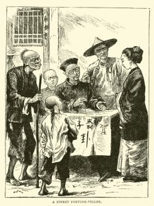 Un indovino di strada da American School