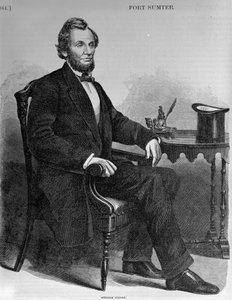 Abraham Lincoln, da Harpers Pictorial History of the Civil War da American School