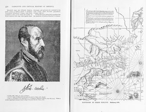 Abraham Ortelius (1527-98) e la sua mappa del mondo del 1569, illustrazione da 