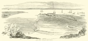 Acquia Creek, base di rifornimento di Burnside, novembre 1862 da American School
