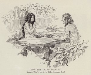 Adamo ed Eva nel giardino dell