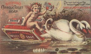 Pubblicità per il sapone da toilette carbolico di Buchan, c.1880