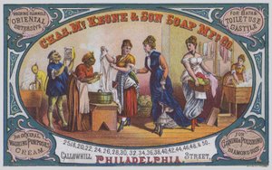 Pubblicità per Charles McKeone & Son Soap Manufacturing Company, Philadelphia, Pennsylvania, USA da American School