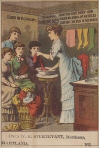 Pubblicità per Diamond Dyes da American School