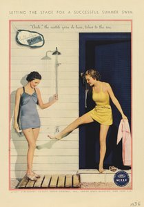 Pubblicità per DuPont Acele Yarn, 1936 da American School
