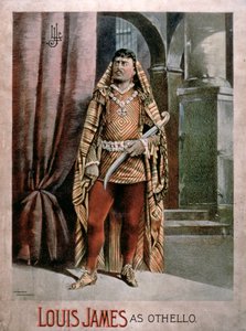 Pubblicità per Louis James come Otello