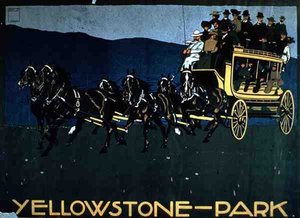 Pubblicità per Yellowstone Park da American School
