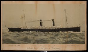 American Line St Louis e St Paul Red Star Line International Navigation Company da American School