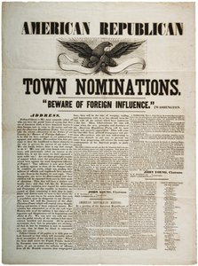 Nomine del Comune Repubblicano Americano: Attenzione all