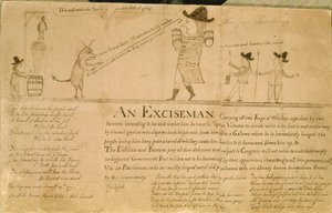 Un esattore, c.1790 da American School