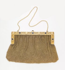 Una borsa da sera antica, di Black, Starr & Frost, c.1890 da American School
