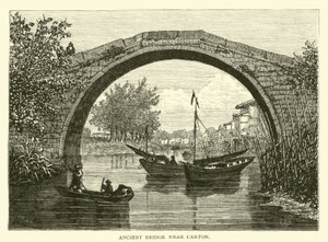 Antico ponte vicino a Canton da American School