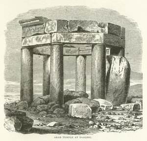 Tempio arabo a Baalbek da American School