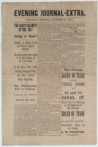 Articolo del Chicago Evening Journal-Extra riguardante l