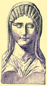 Aspasia, illustrazione da History of Greece di Victor Duruy, pubblicato nel 1890 da American School