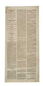 Auburn Daily Democrat Extra riguardo a Fort Sumter, 15 aprile 1861